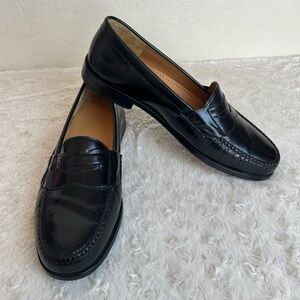 Cole Haan Men's Black Pinch Penny Slip-On Loafer Size 10.5 D Leather Made India